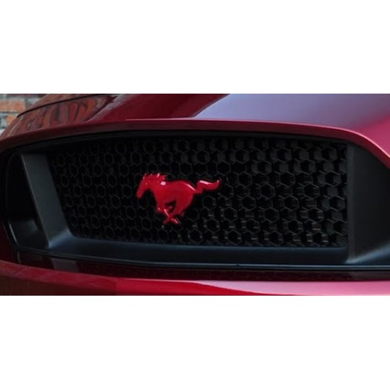 UPR Embleme avant  PONY Rouge Course 2015-2020 Mustang